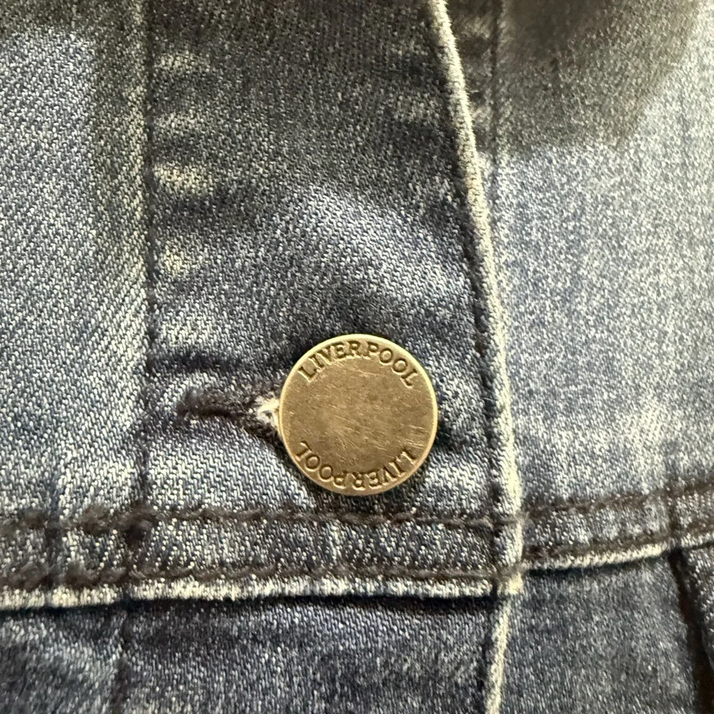 Liverpool Blue Denim Jacket with Lace Trim - Picture 7 of 12